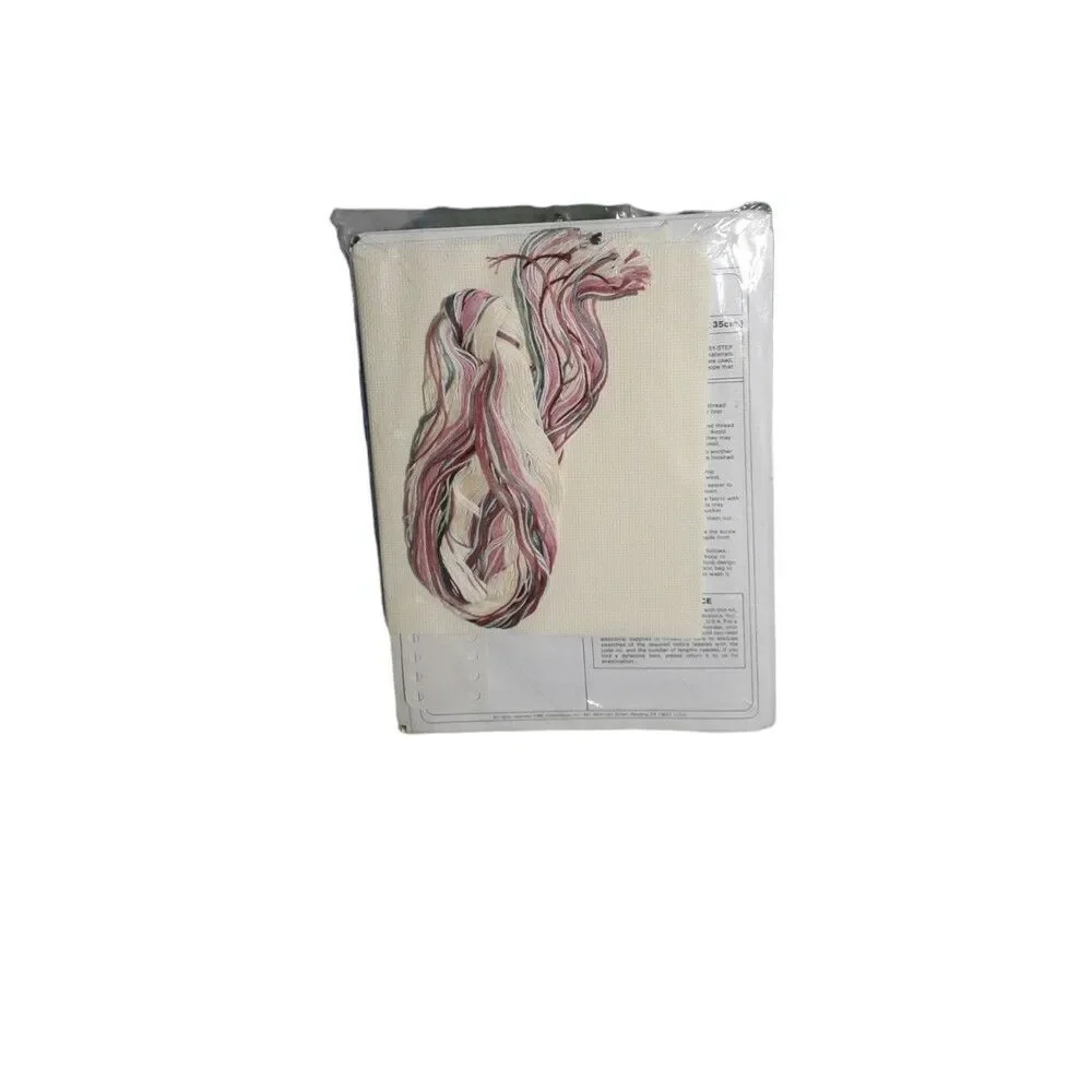 Dimensions Cross Stitch Lot of 2 Beige Multi Color Seal in Package